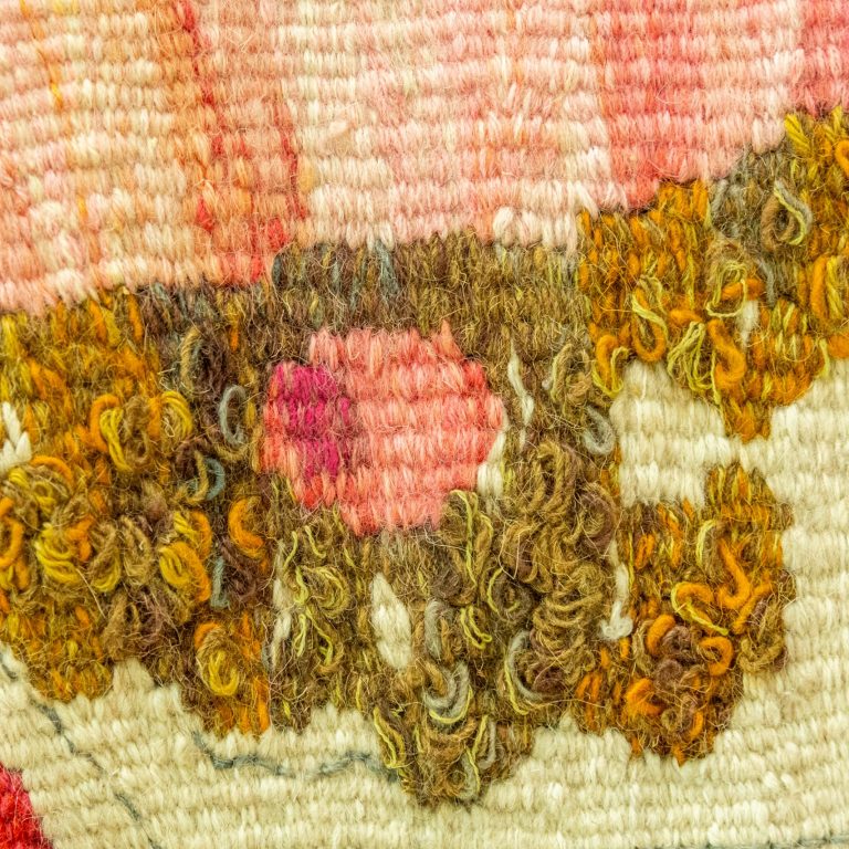 texture of a wool carpet